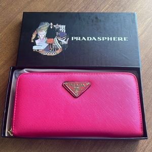 Pink Long Wallet